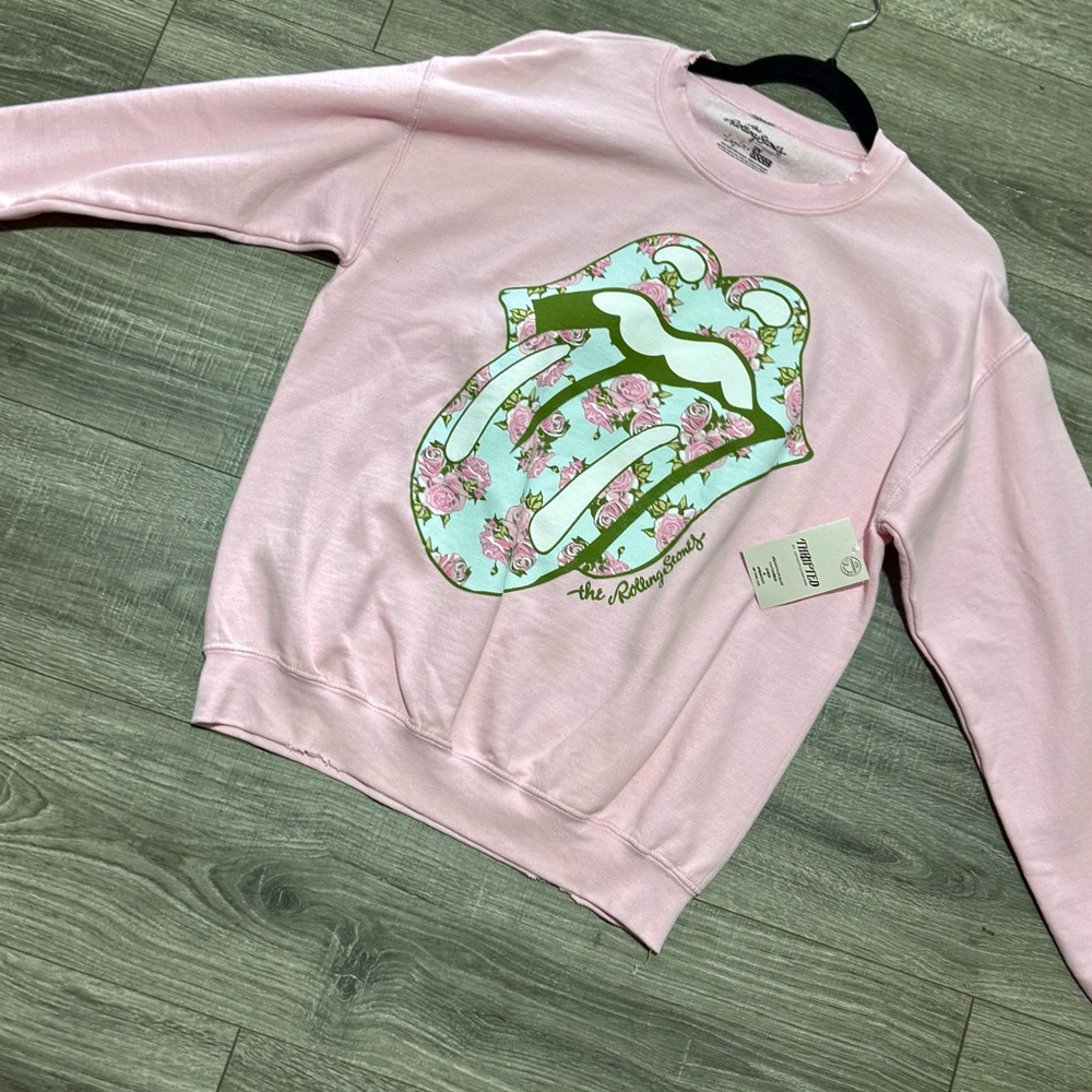 Pink Graphic Sweatshirt